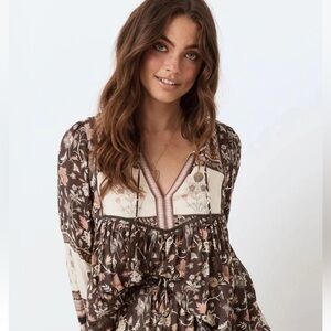 Spell & the Gypsy Collective Portabello Road Blouse in Nightshade